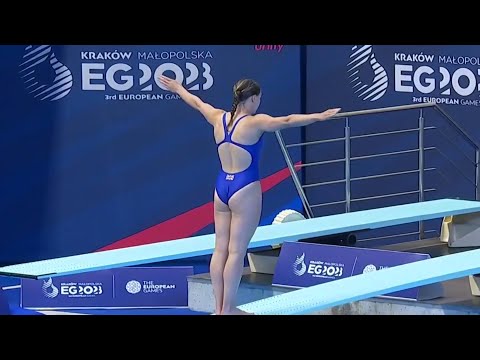 Grace Elizabeth Reid (GBR) | 1m Springboard | Women's Diving European Game Krakow