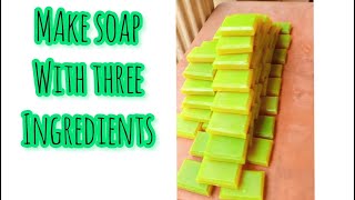 How to make Laundry Bar Soap with only Three Ingredients