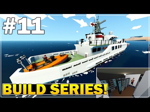Stormworks - Armoury & Boat Launcher! - Patrol Ship Build - Part 11