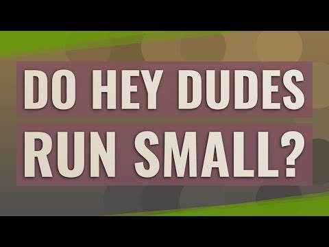YouTube video about: Does hey dude shoes run big or small?