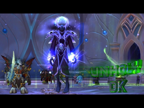 WoW Unholy DK in Legion Bosskill "Star Augur Etraeus" - "Nighthold" Raid LFR Melee DPS PoV (2160p)