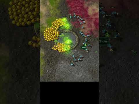 Who wins? 25 Marines vs 150 Banelings #sc2 #starcraft #starcraft2 #blizzard #gaming