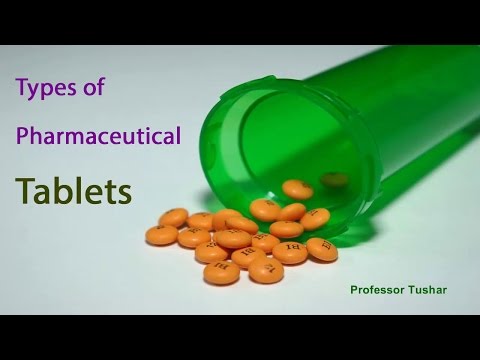 Types of pharmaceutical tablet