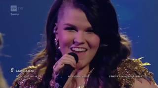 Saara Aalto's five attempts at Eurovision (Finnish preselection)