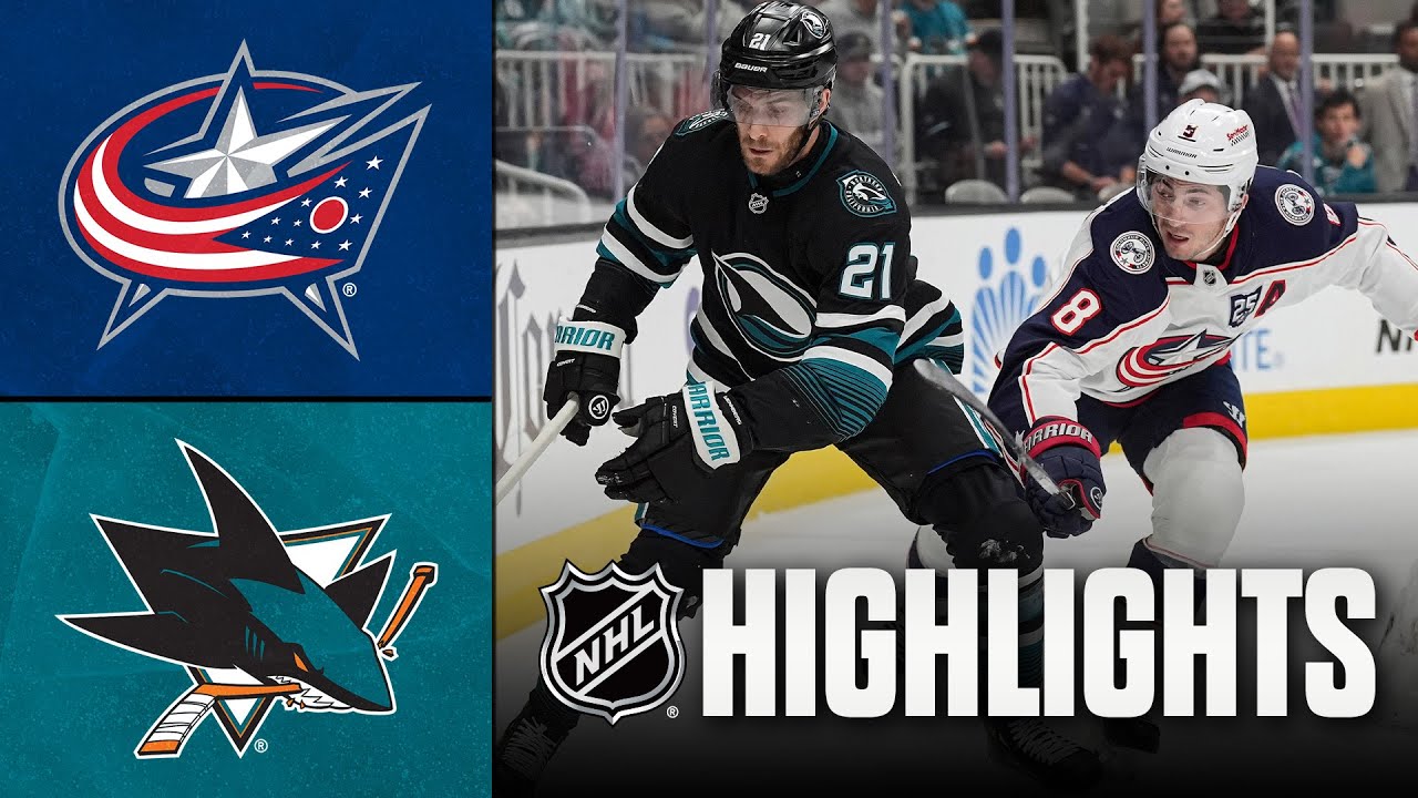 Blue Jackets vs. Sharks | NHL Highlights | January 06, 2026