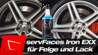 servFaces Iron EXX Flugrostentferner und Felgenreiniger im Test - Felgen reinigen ohne Felgenbürste