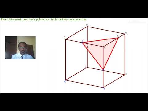 SECTIONS PLANES DU CUBE