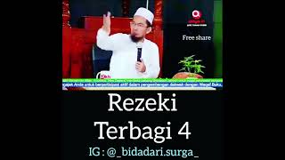 Download lagu Rezeki Terbagi 4 - Ceramah Ustadz Adi Hidayat, Lc. MA mp3