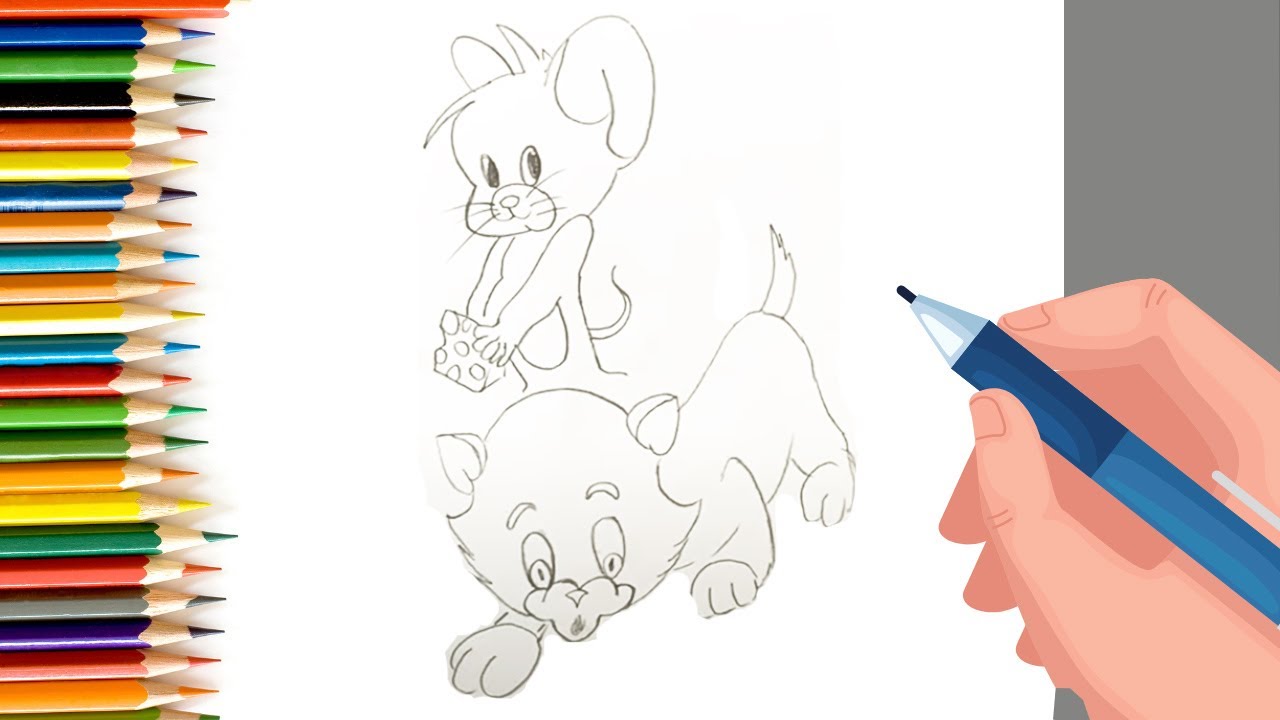How to Draw Tom and Jerry