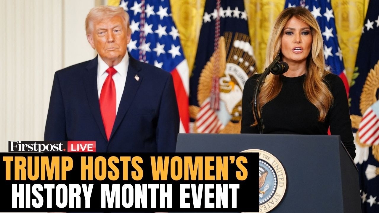 LIVE: President Trump & First Lady Melania Host Women’s History Month Event at White House | N18G