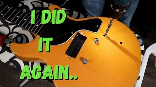 Video thumbnail for Harley Benton DC-Junior Modification by SRGuitar