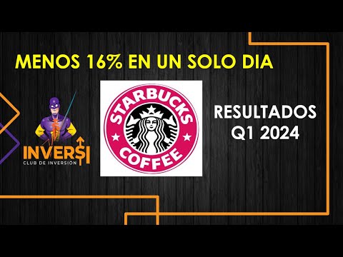 Starbucks presenta resultados y se hunde en bolsa menos 16% en un solo dia