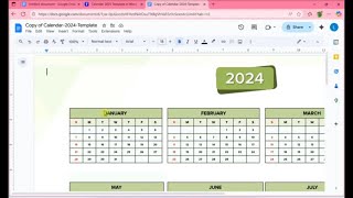 How to Create a Printable Calendar in Google Docs (EASY!)