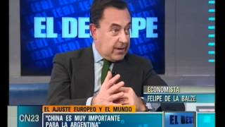 El ajuste europeo y el mundo -- Felipe de la Balze en El Destape