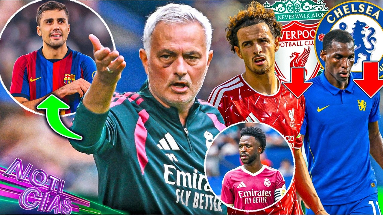Mou se confiesa; SÍ habló con Rodri | 'Anti Vinicius' a LaLiga | Liverpool y Chelsea tendrían bajas
