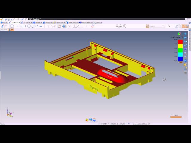 TopSolid'Mold 7: Part analysis