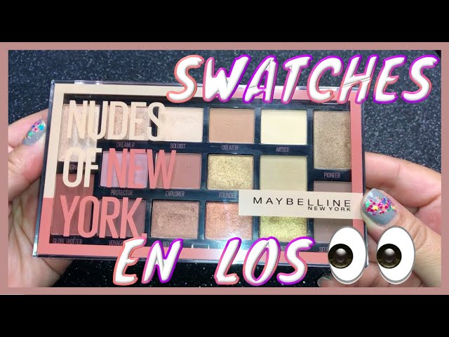 Vídeo relacionado con Maybelline New York Paleta De Sombras De Ojos S Of New York De 6 Tonos, Nude