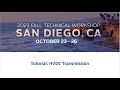 2023 Fall Technical Workshop: Tutorial: HVDC Transmission