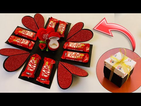 Chocolate explosion box |valentine day gift idea |  birthday, anniversary, proposal day gift