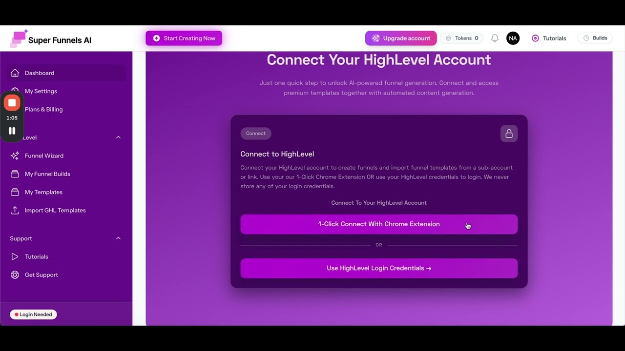 Connecting HighLevel to Super Funnels AI