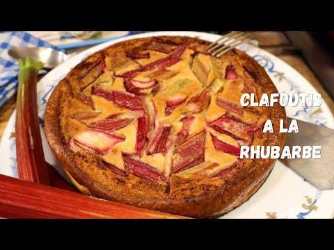 Rhubarb and Almond Clafoutis