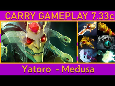 💰1100+ GPM! Yatoro雨 Medusa Carry Gameplay - Dota 2 Top MMR