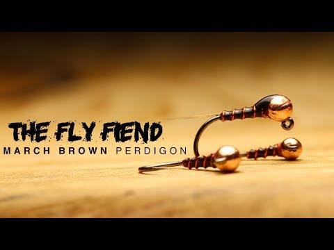 March Brown Perdigon Fly Tying Tutorial | The Fly Fiend