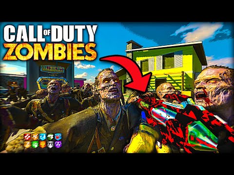 Nuketown Zombies but it's a CARTOON with a LASER GUN... (Black Ops 3 Zombies)