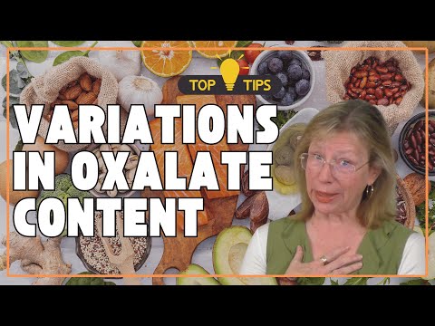 Variations in Oxalate Content
