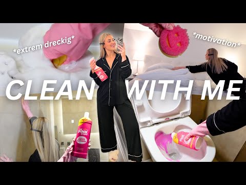 CLEAN WITH ME 🧽 *extremely dirty* | complete cleaning routine, motivation + products 🫧