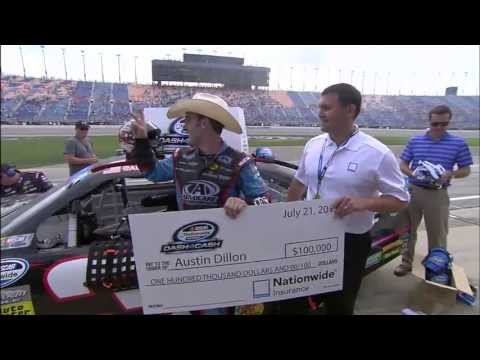 Austin Dillon wins second Dash 4 Cash in a row!