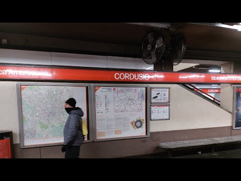 (Walkhtrough) Stazione CORDUSIO (M1 Metro Milano)