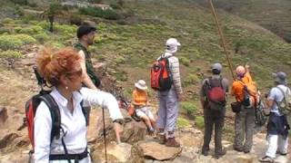 preview picture of video 'Ruta senderismo Alajeró - Targa - Antoncojo - Playa de Santiago. (La Gomera Islas Canarias)'