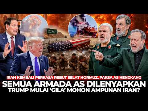 Trump Mohon Ampun! 2 Kapal Induk 2 Kapal Perang AS 'Meledak’ di Selat Hormuz, AS Dinyatakan Kalah?