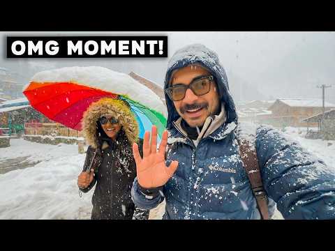 Manali Ka Asli Surprise Ab Mila… Snowfall ke saath! 😳
