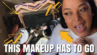 I CAN’T USE THESE ... so I’m GETTING RID OF MY MAKEUP + FAST & EASY tips to DECLUTTER