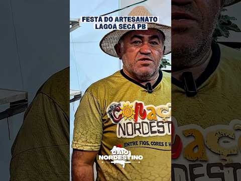 Salão do artesanato lagoa seca #nordeste #paraiba #artesanato #lagoaseca #cultura
