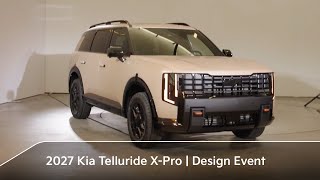 KIA The All-New 2027 Kia Telluride X-Pro Design 