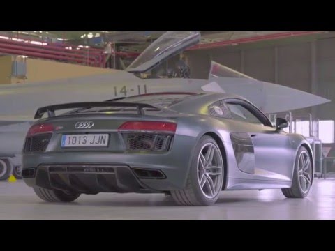 Audi R8 Plus vs Eurofighter Typhoon trailer – #ONMOTOR3