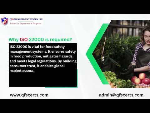 Consulting Firm ISO 22000 Certification Services, Pan India