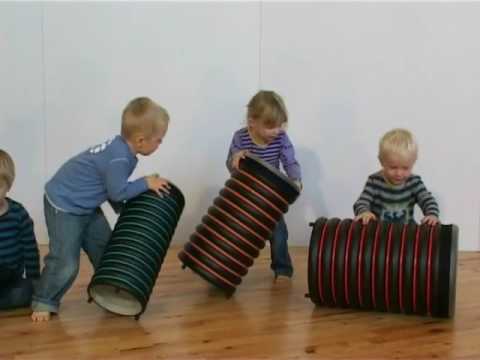 Видео обзор Низкий барабан из натуральной кожи (10,5 x 28 см)