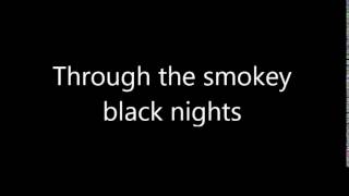 lyrics to taylor swift smokey black nights