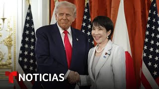 Trump le ofreció apoyo total a la nueva primera ministra japonesa | Noticias Telemundo