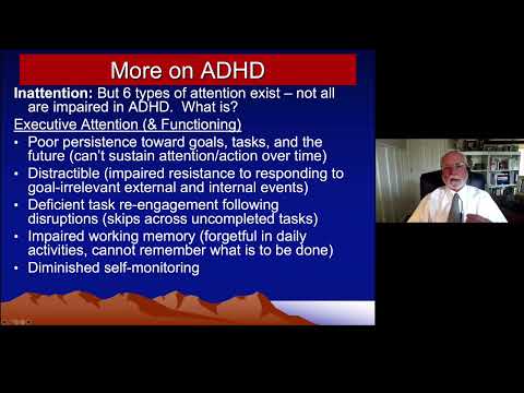 ADHD & Executive Functioning -  Part 1 -  Nature of ADHD Symptoms