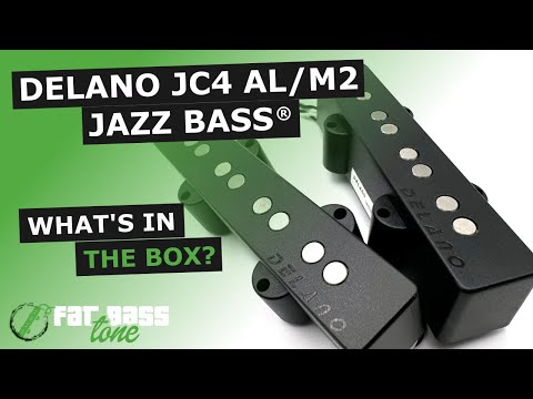 Delano JC4 AL/M2 Hum Cancelling Jazz Bass® Pickup Set: What’s In The Box (A Close-Up Look)