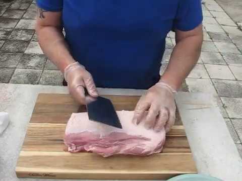 How to cut Chops & Texas Style Ribs out of a pork loin