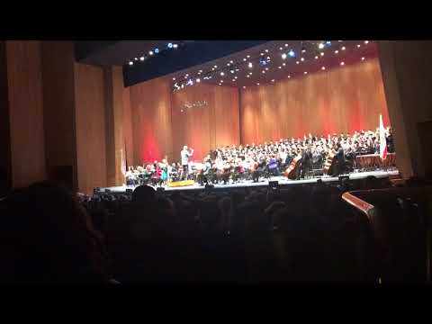 LBUSD Honor Choir with the Long Beach Symphony Feb 1st 2018