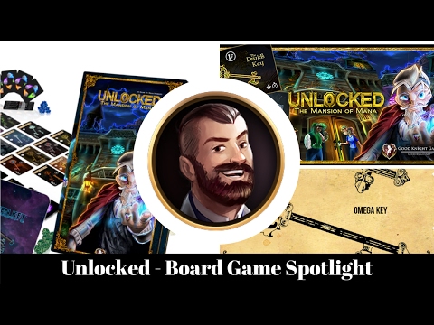 Board Game Spotlight - Unlocked The Mansion of Mana