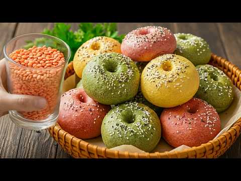 With 1 Cup of Lentils  No Flour, No Yeast, No Kneading, No Sugar, Gluten Free