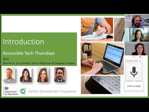 Introduction (Accessible Tech Thursdays)